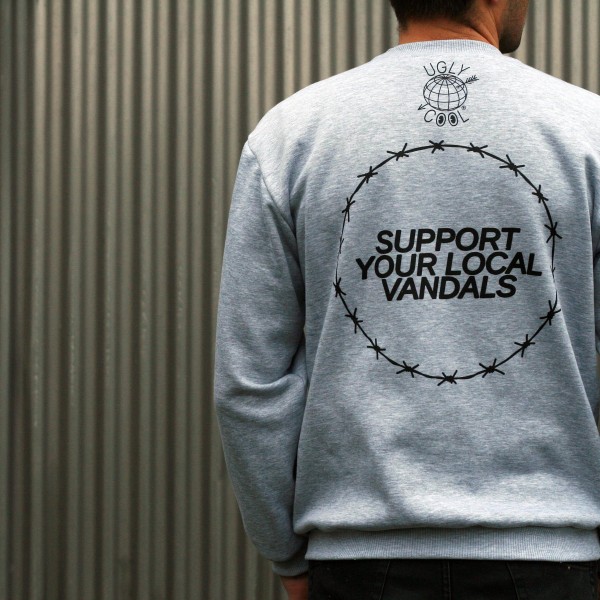 UglyCool Sweatshirts “Support Your Local Vandals.”